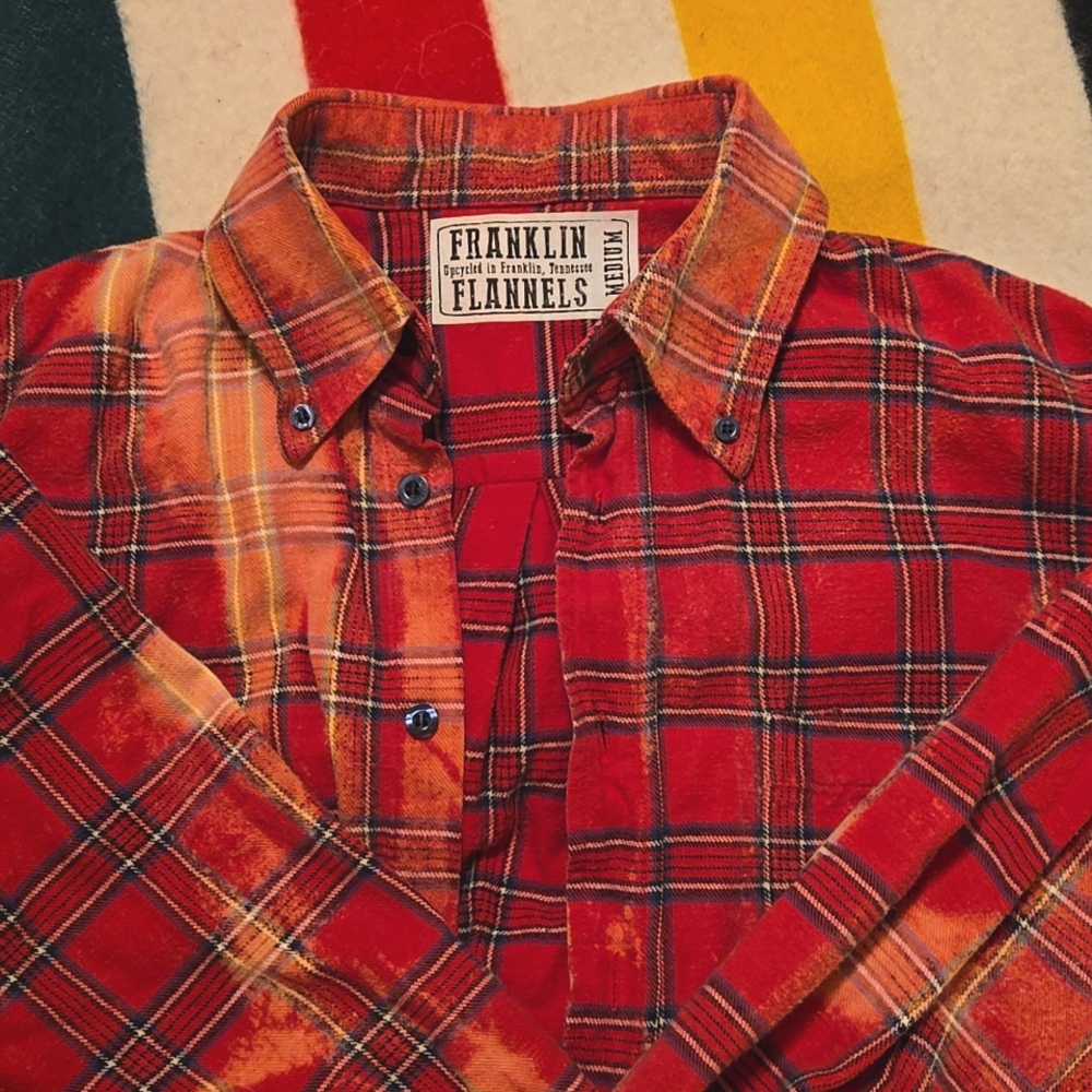 Franklin Flannel Upcycled Flannel Shirt